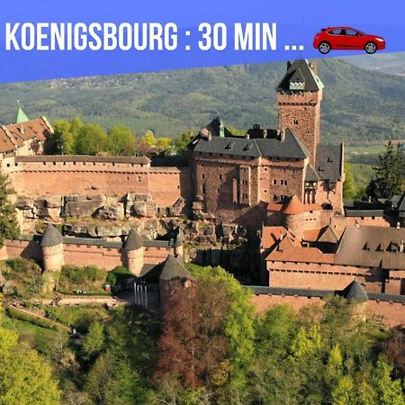 Le Red St Leon : Lit Queen Size * Wifi * Ideal Couple Кольмар Экстерьер фото